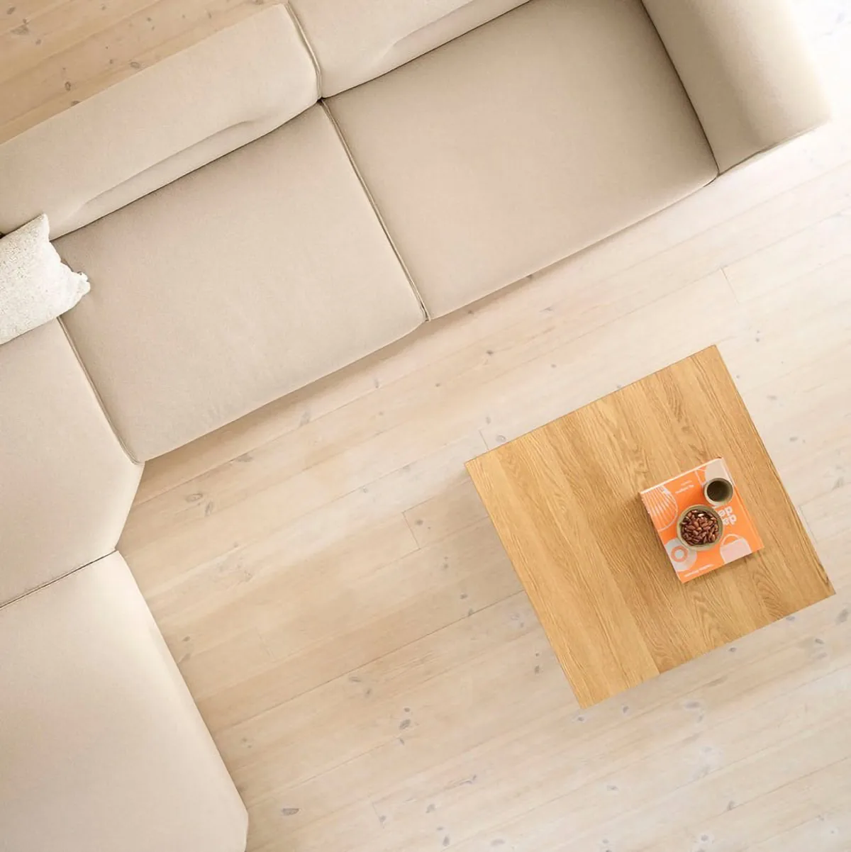 D33 soffbord 80x80 cm, Oak solid oiled FDB Møbler