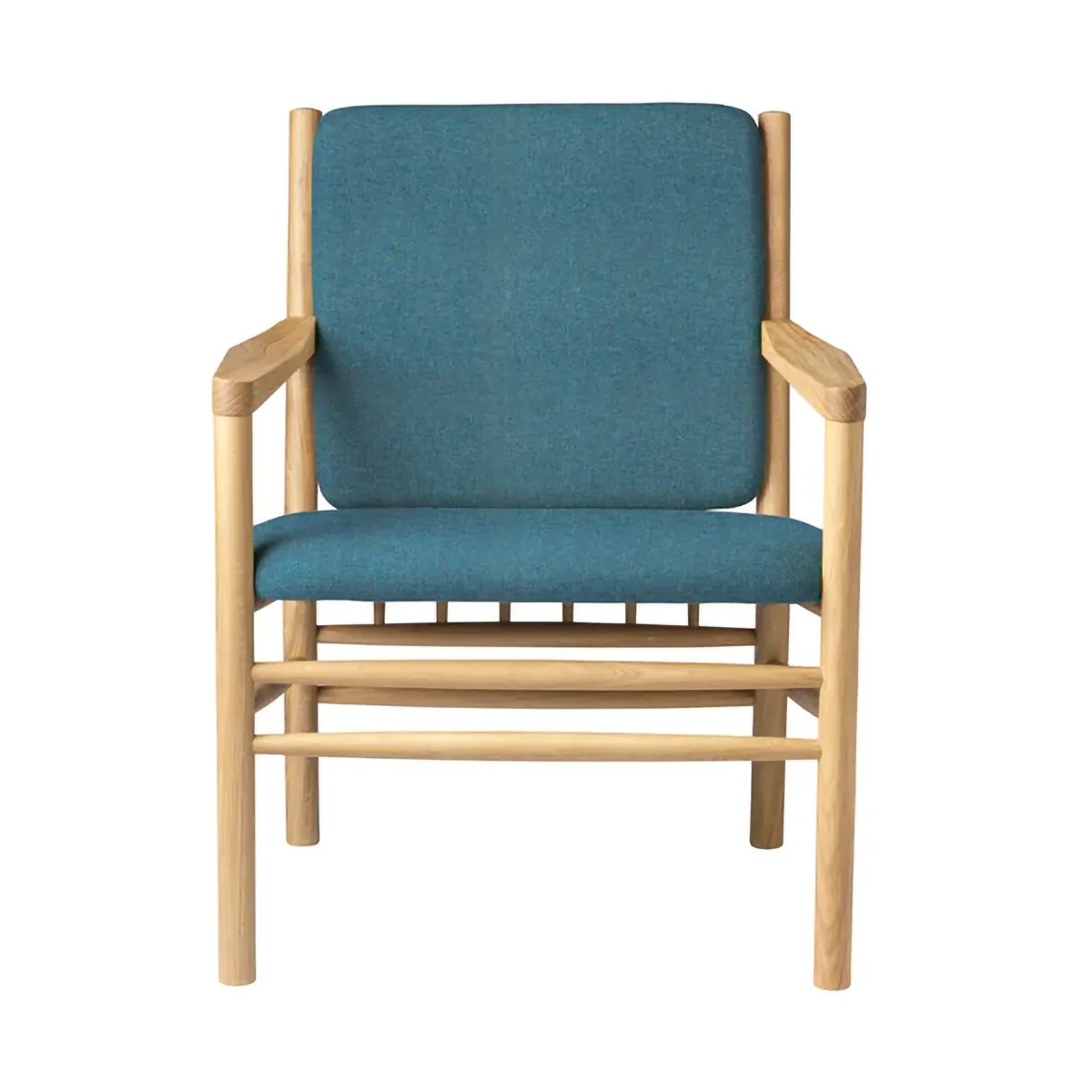 J147 fåtölj, Oak lacquered-green FDB Møbler