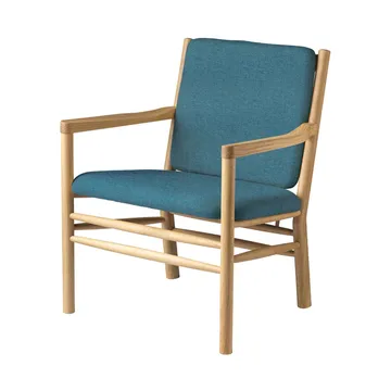 J147 fåtölj - Oak lacquered-green - FDB Møbler