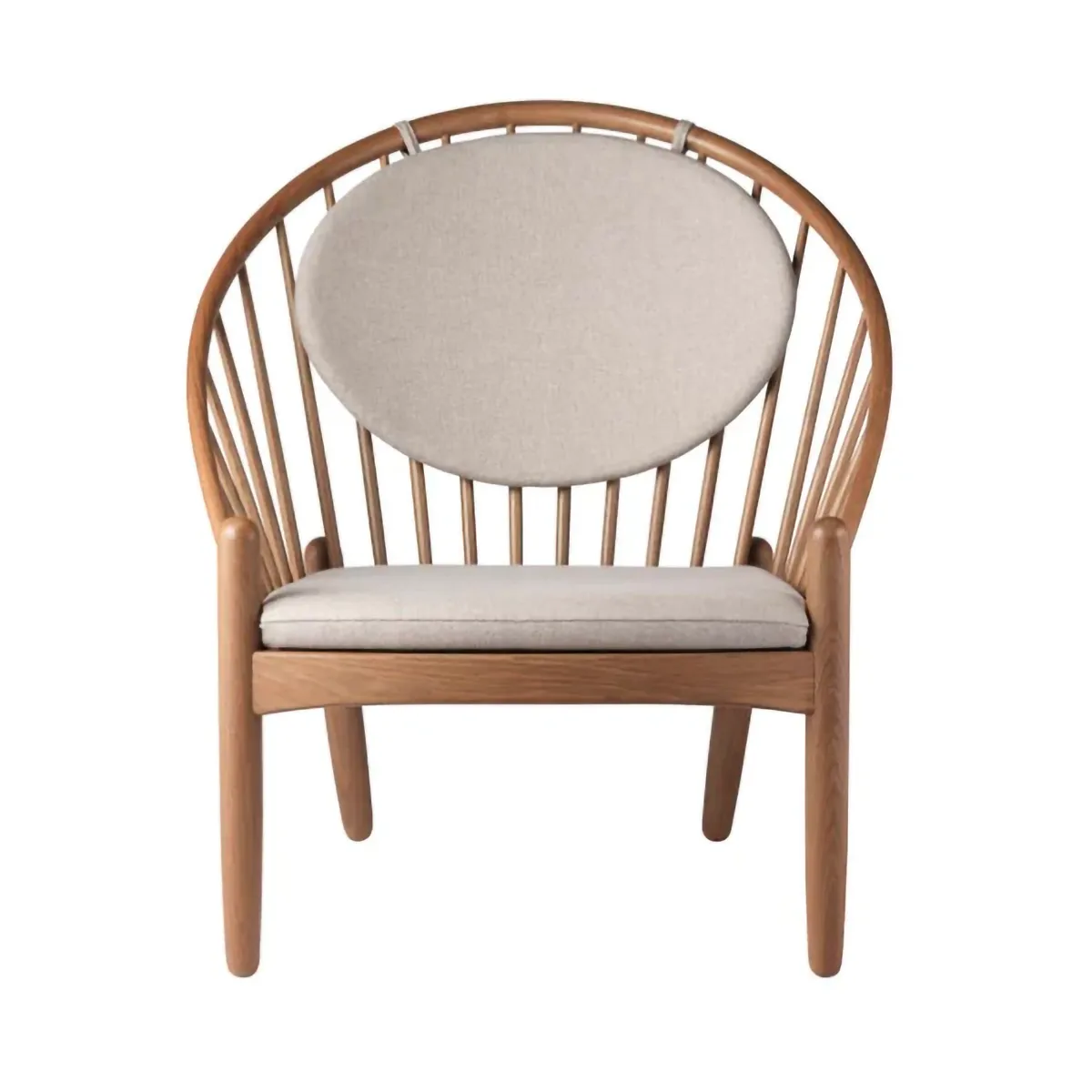 J166 Jørna stol, Smoked oak-beige FDB Møbler