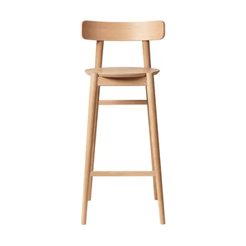 J184 Øst barstol 75 cm - Oak nature lacquered - FDB Møbler