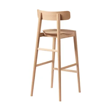 J184 Øst barstol 75 cm - Oak nature lacquered - FDB Møbler