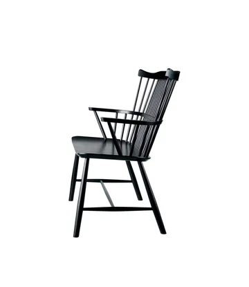 J52D bänk - Beech black painted - FDB Møbler