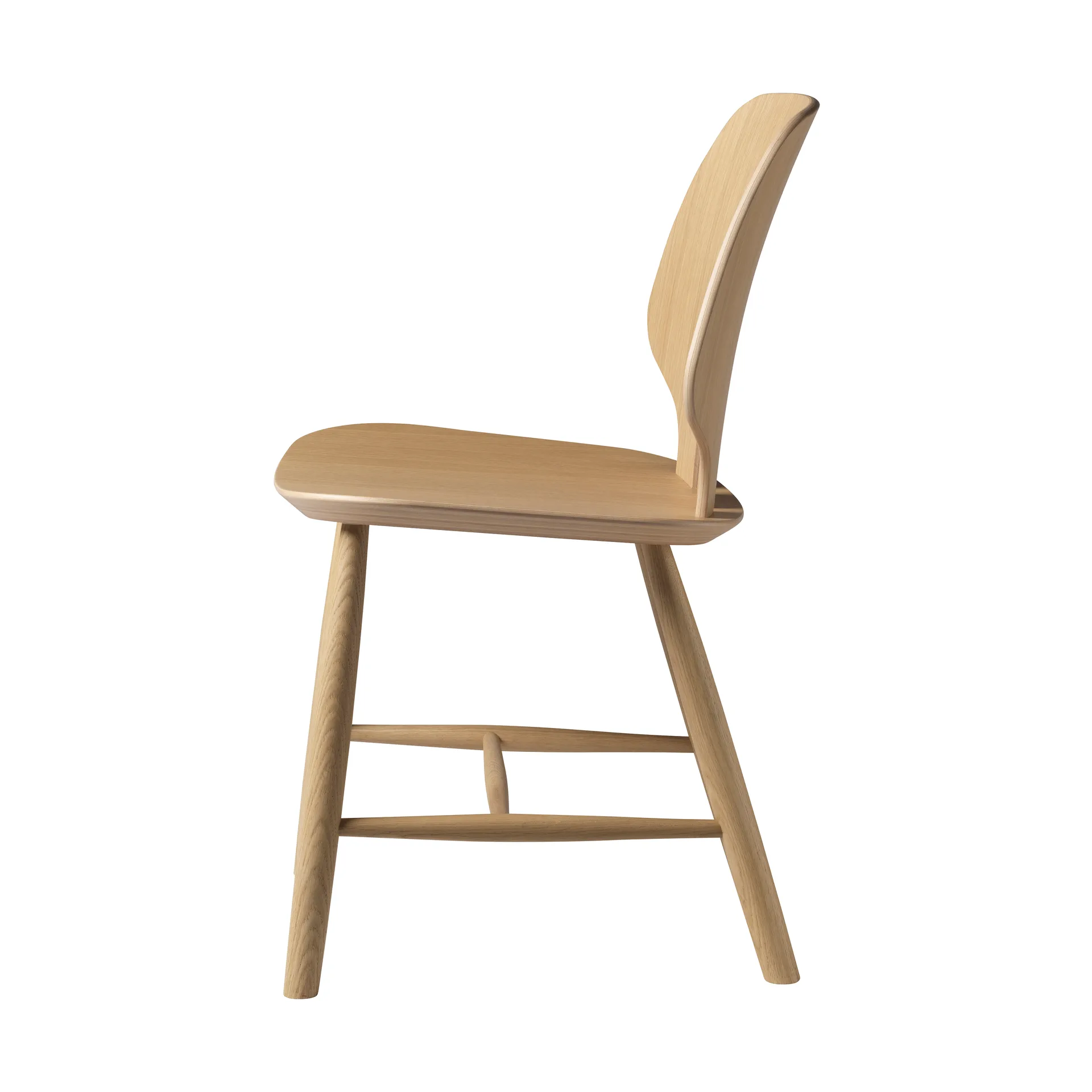 J67 stol, Oak Nature Lacquered waterbased FDB Møbler
