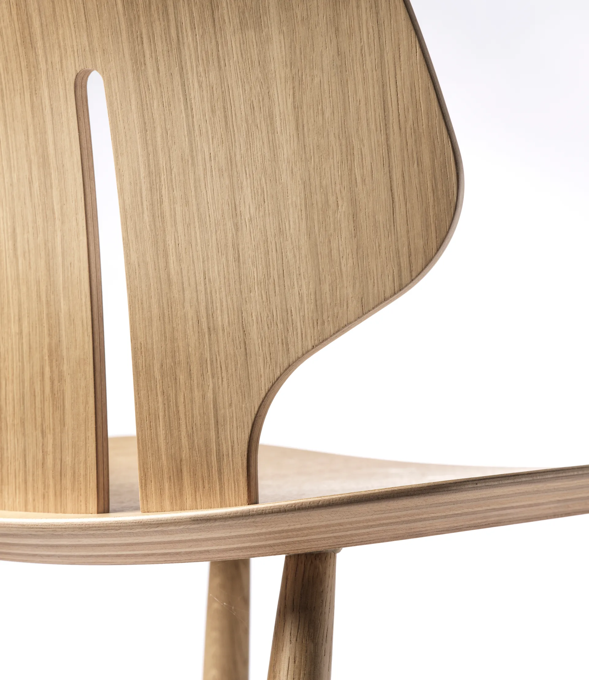 J67 stol, Oak Nature Lacquered waterbased FDB Møbler