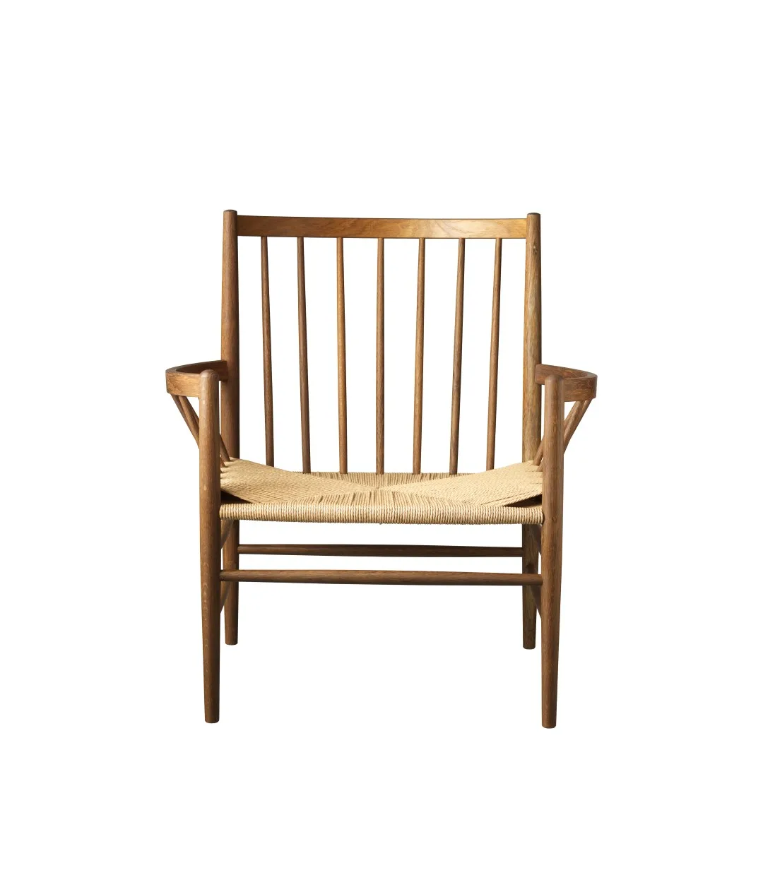 J82 fåtölj, Smoked oak oiled-nature FDB Møbler