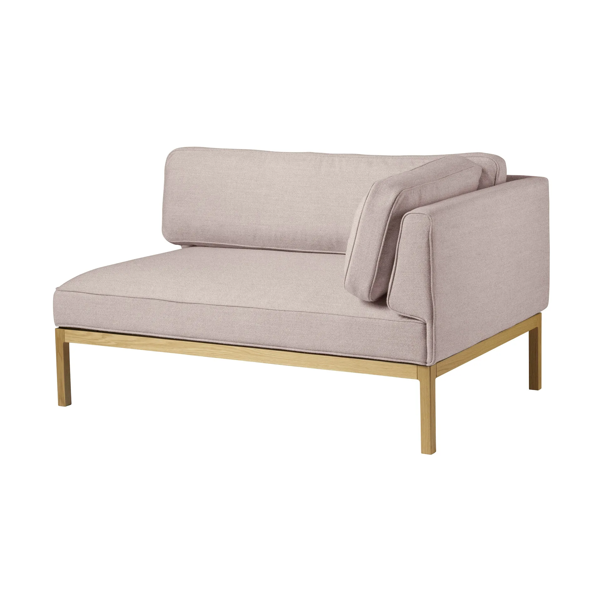 L37 7-9-13 soffmodul höger hörn 130 cm, Stone-lacquered oak FDB Møbler