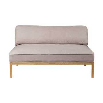 L37 7-9-13 soffmodul mittdel 130 cm - Stone-lacquered oak - FDB Møbler
