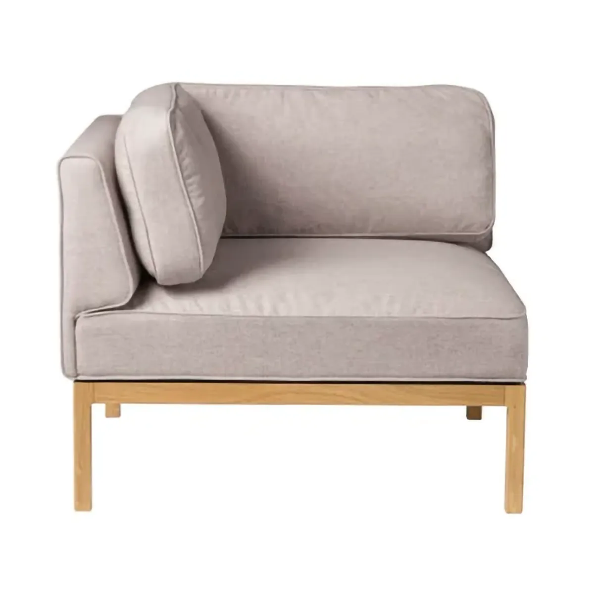 L37 7-9-13 soffmodul vänster hörn 90 cm, Stone-lacquered oak FDB Møbler