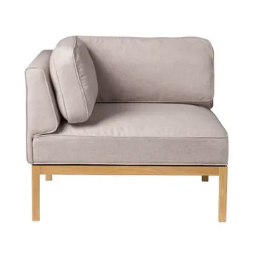 L37 7-9-13 soffmodul vänster hörn 90 cm - Stone-lacquered oak - FDB Møbler