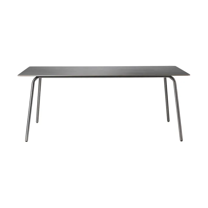 M21 Teglgård trädgårdsbord 90x180 cm - Stone-stainless steel - FDB Møbler