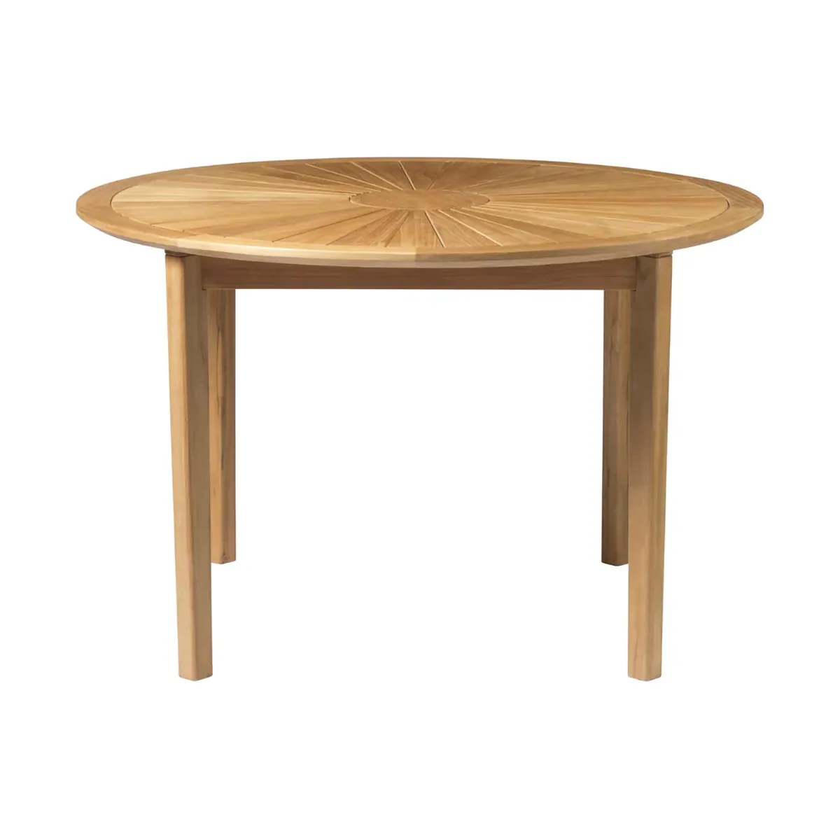M27 Sammen trädgårdsbord Ø120 cm, Teak solid oiled FDB Møbler