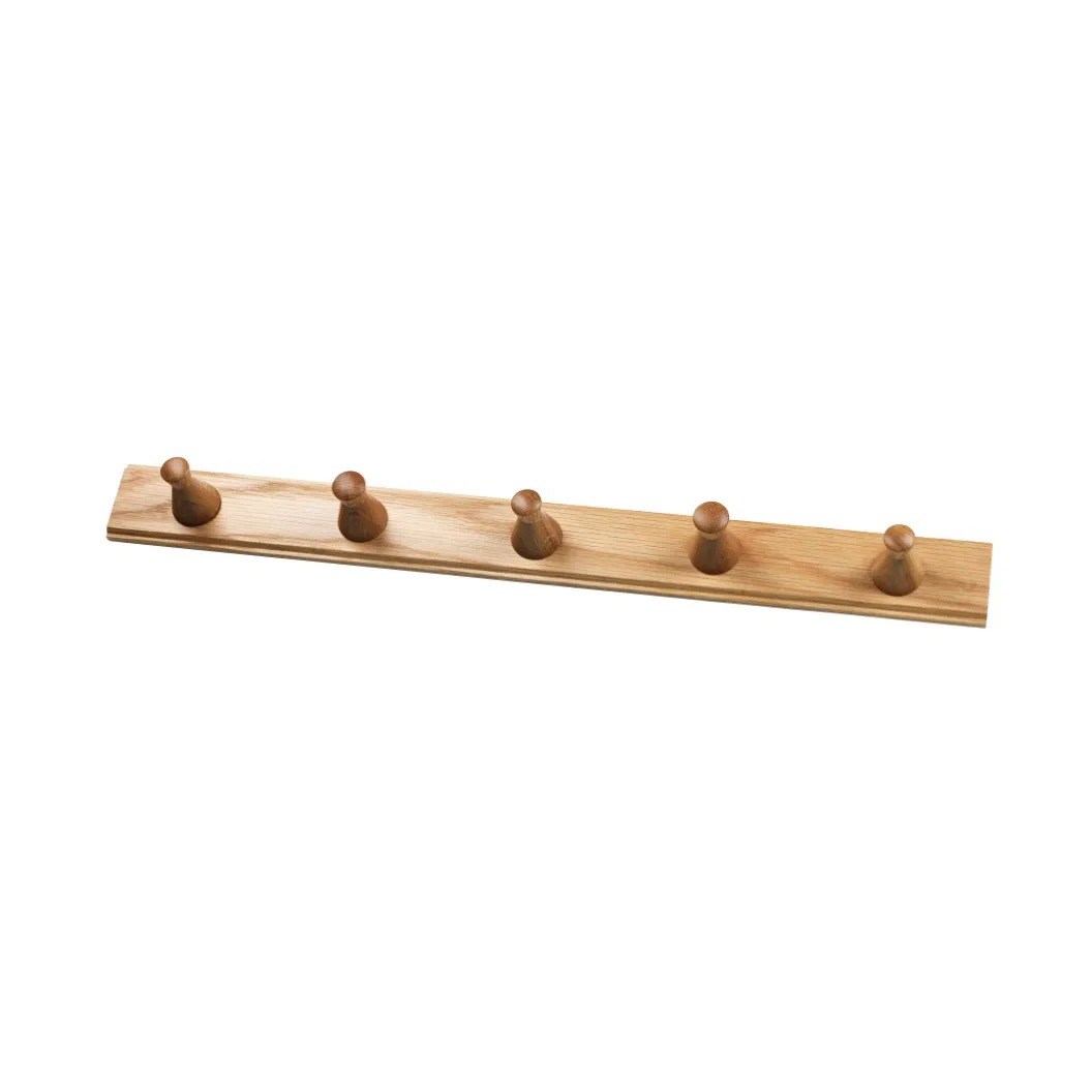 Q3 Allé kroklist 5 krokar, Oak nature lacquered FDB Møbler