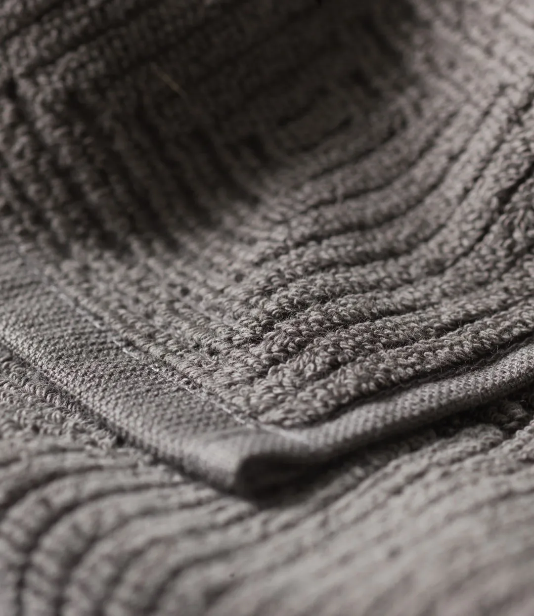 R33 Kirkeby handduk 2-pack, Granite gray FDB Møbler
