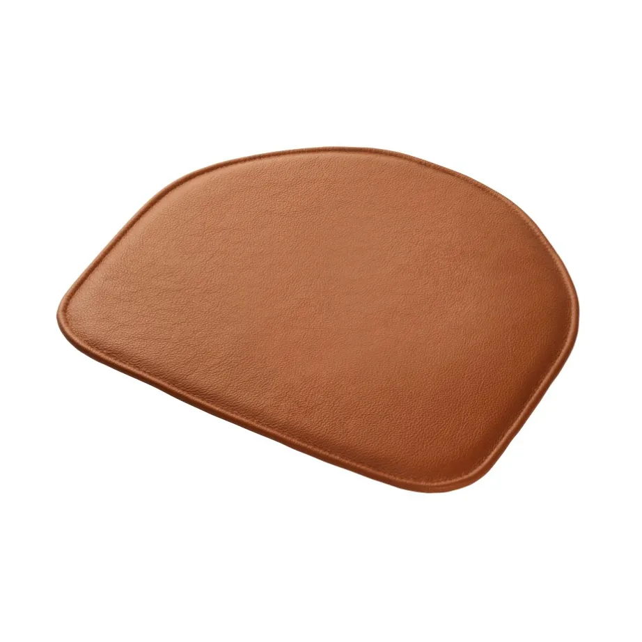 R5 Nøje J46 sittdyna, Cognac leather FDB Møbler