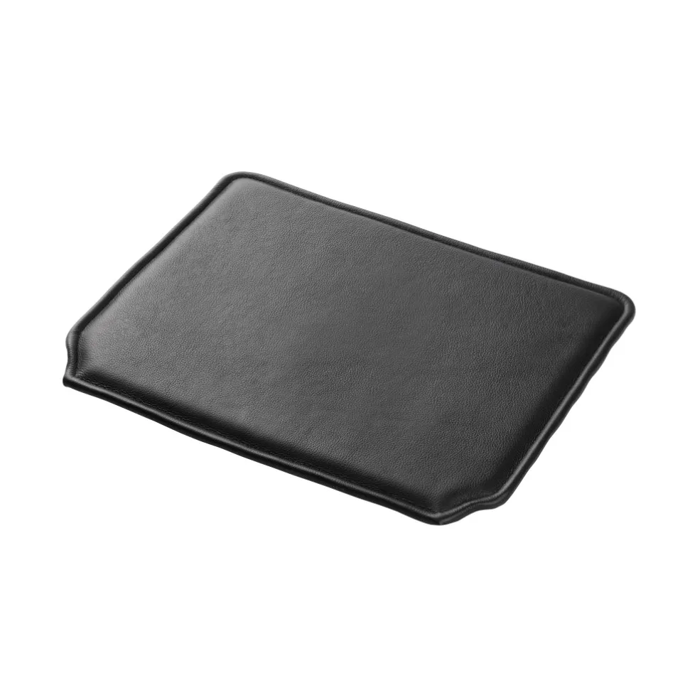 R5 Nøje J80 sittdyna, Black leather FDB Møbler