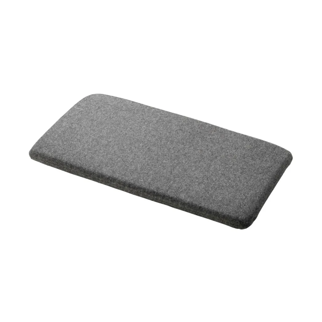 R6 Radius sittdyna 33x65 cm, Dark mottled grey FDB Møbler