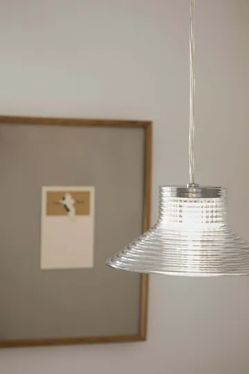 U11 Sletterhage pendel - Aluminium-opalglas - FDB Møbler