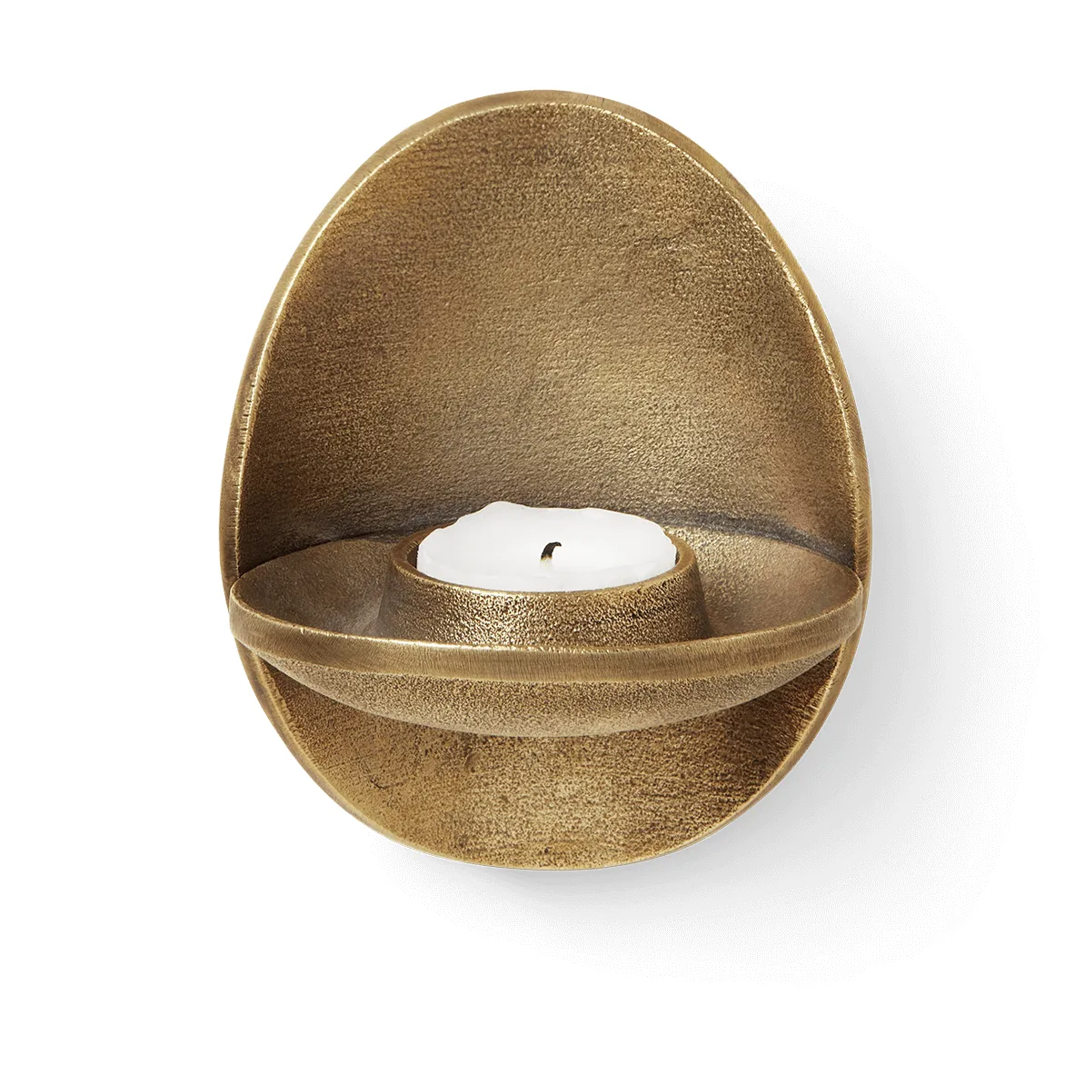 Agapé värmeljushållare vägg, Brass finish Ferm Living
