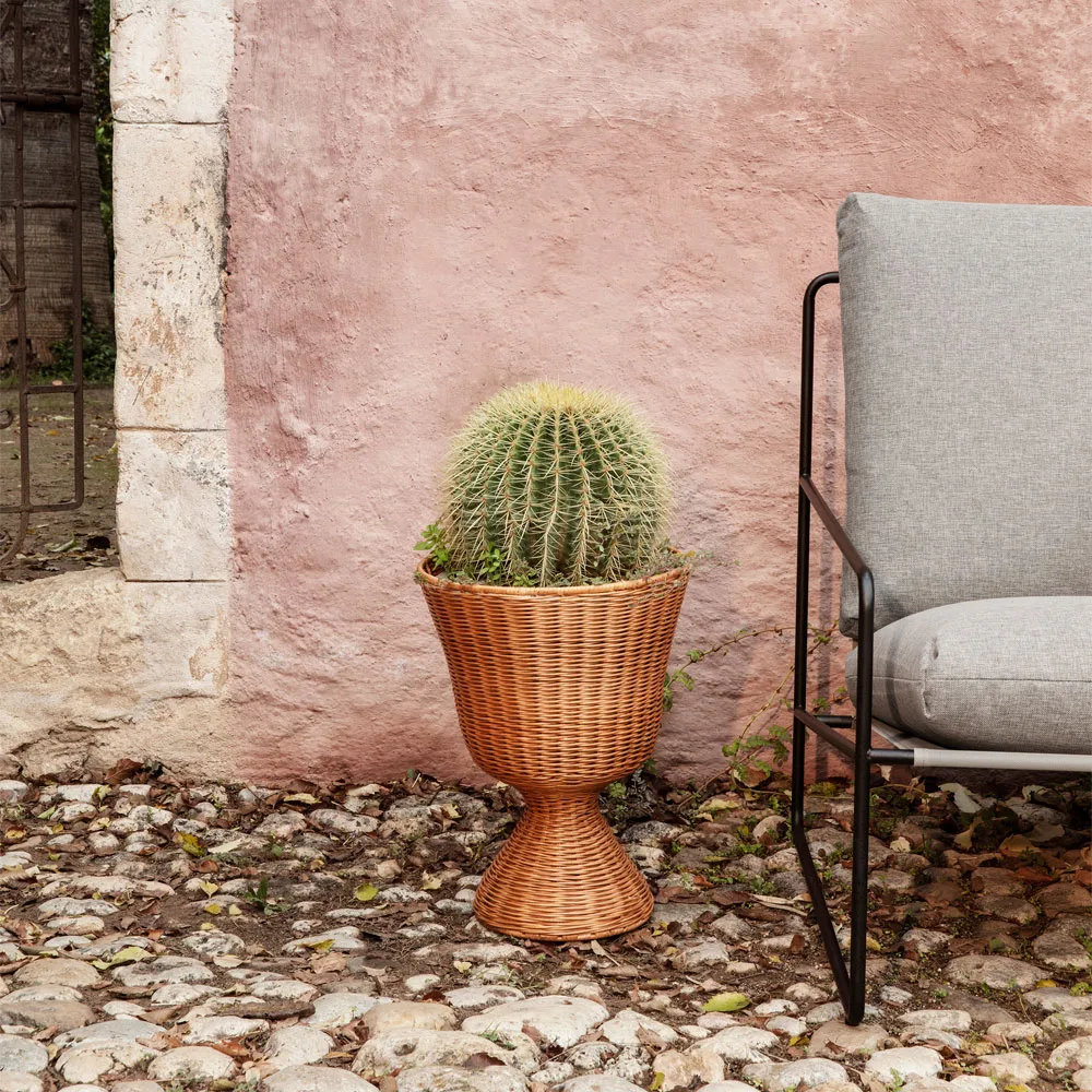 Agnes Växtkärl, natural, tall Ferm Living