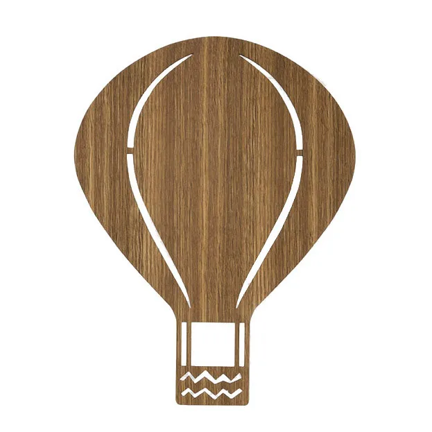 Air balloon vägglampa, Rökt ek Ferm Living