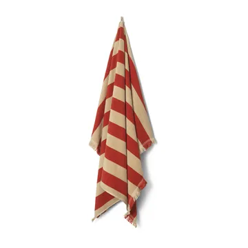 Alee badlakan 100x150 cm - Light Camel-Red - Ferm Living