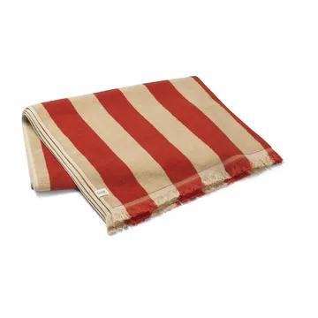 Alee badlakan 100x150 cm - Light Camel-Red - Ferm Living