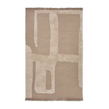 Alley ullmatta L 160x250 cm - Natural - Ferm Living