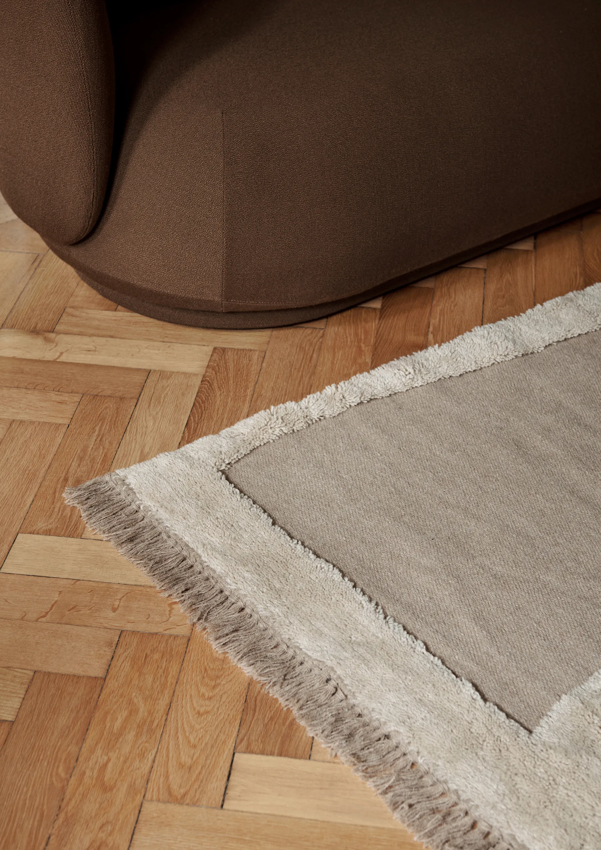 Alley ullmatta L 160x250 cm, Natural Ferm Living