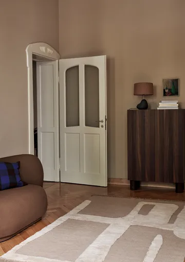 Alley ullmatta L 160x250 cm - Natural - Ferm Living