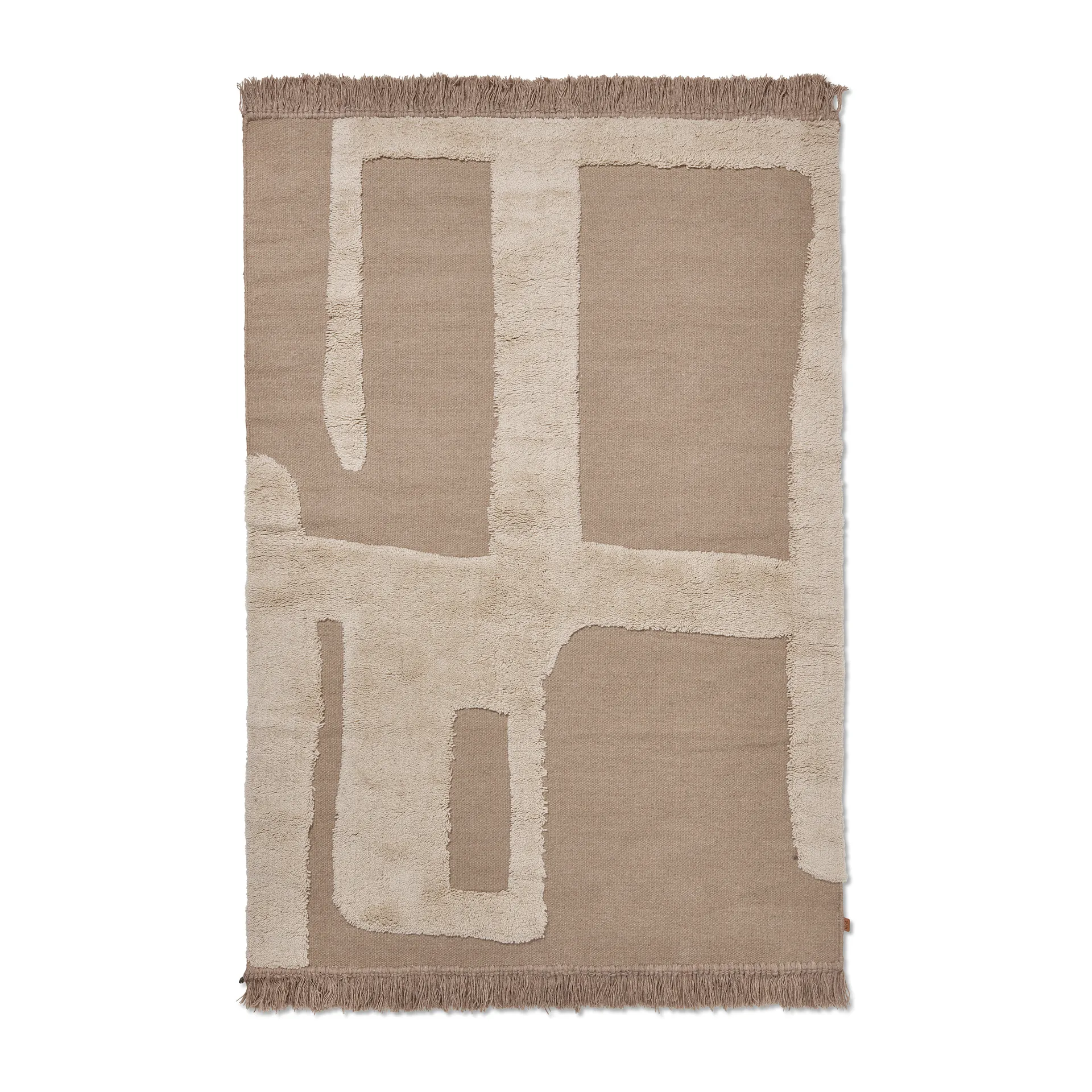 Alley ullmatta S 140x200 cm, Natural Ferm Living