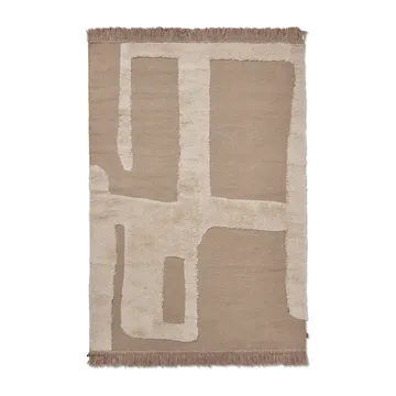 Alley ullmatta S 140x200 cm - Natural - Ferm Living