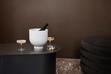 Alza champagnekylare - White Marble - Ferm Living