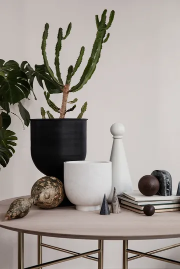 Alza champagnekylare - White Marble - Ferm Living