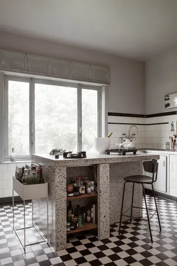 Alza champagnekylare - White Marble - Ferm Living