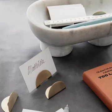 Alza skål - vit - Ferm Living