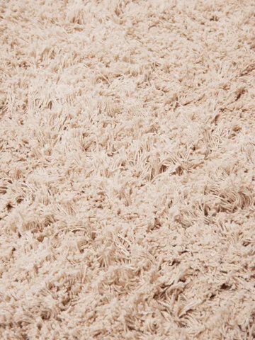 Amass long pile matta 140x140 cm - Off-white - Ferm Living