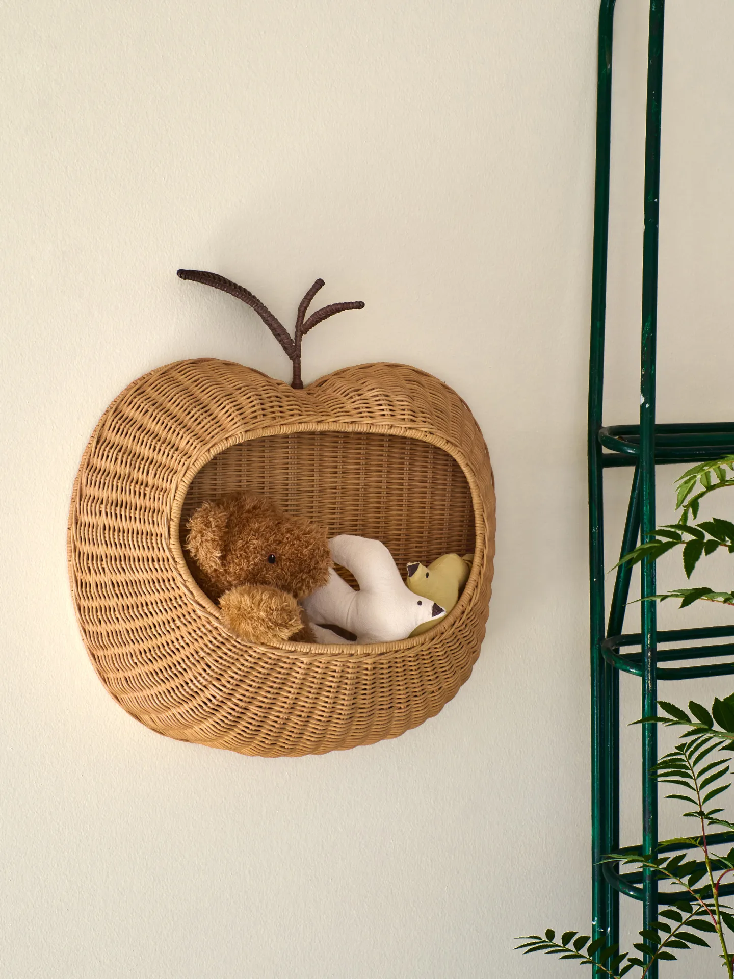 Apple vägghylla, 49,6x52 cm Ferm Living