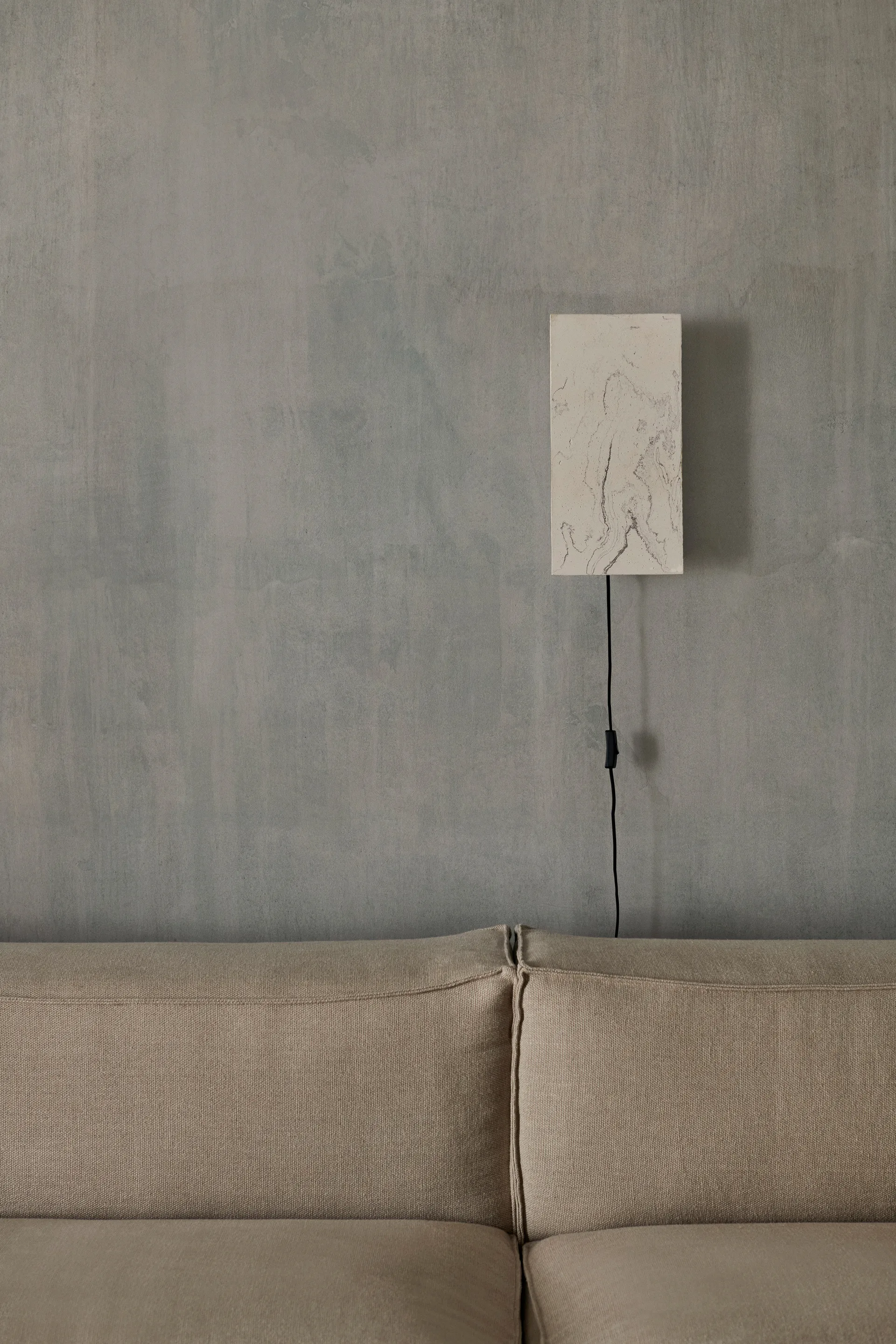 Argilla vägglampa, Marble White Ferm Living