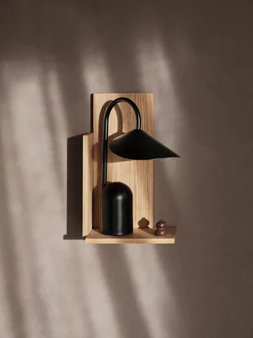 Arum portabel lampa - Black - Ferm Living