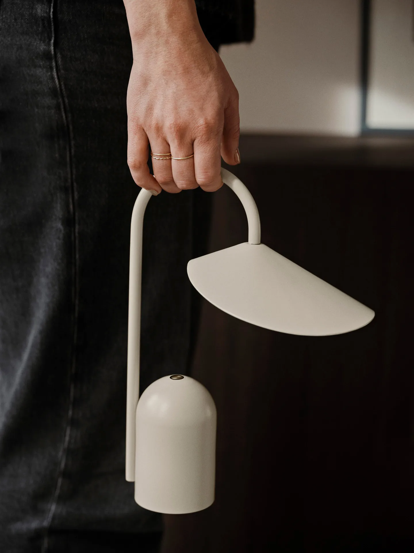 Arum portabel lampa, Cashmere Ferm Living