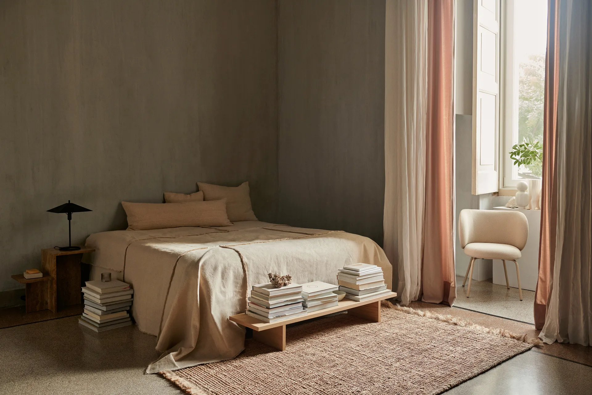 Athens matta, Natural, 140x200 cm Ferm Living