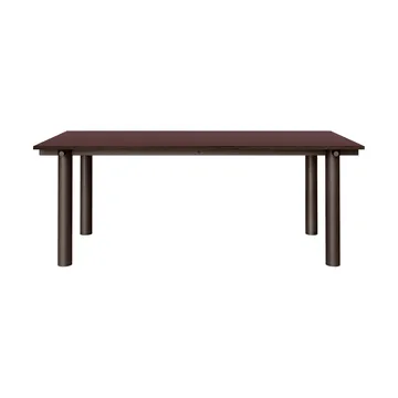 Atura matbord - Dark chocolate-burgundy, 90x200 cm - Ferm Living