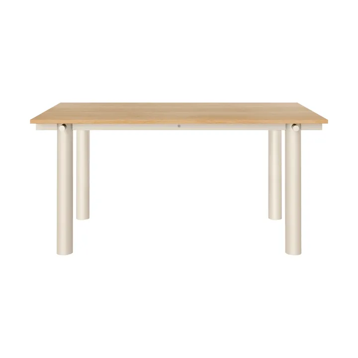 Atura matbord - Light cashmere-ekfanér, 90x160 cm - Ferm Living