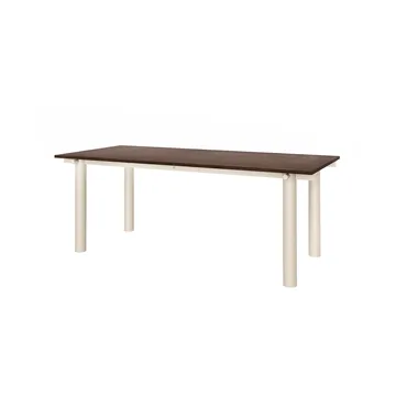 Atura matbord - Light cashmere-mörkbetsad ek, 90x200 cm - Ferm Living