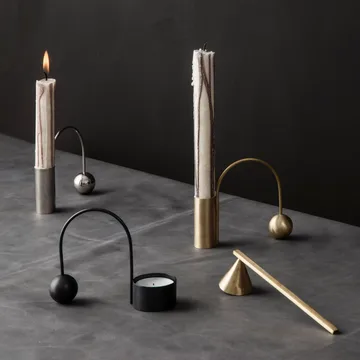 Balance krom ljusstake - kronljus - Ferm Living