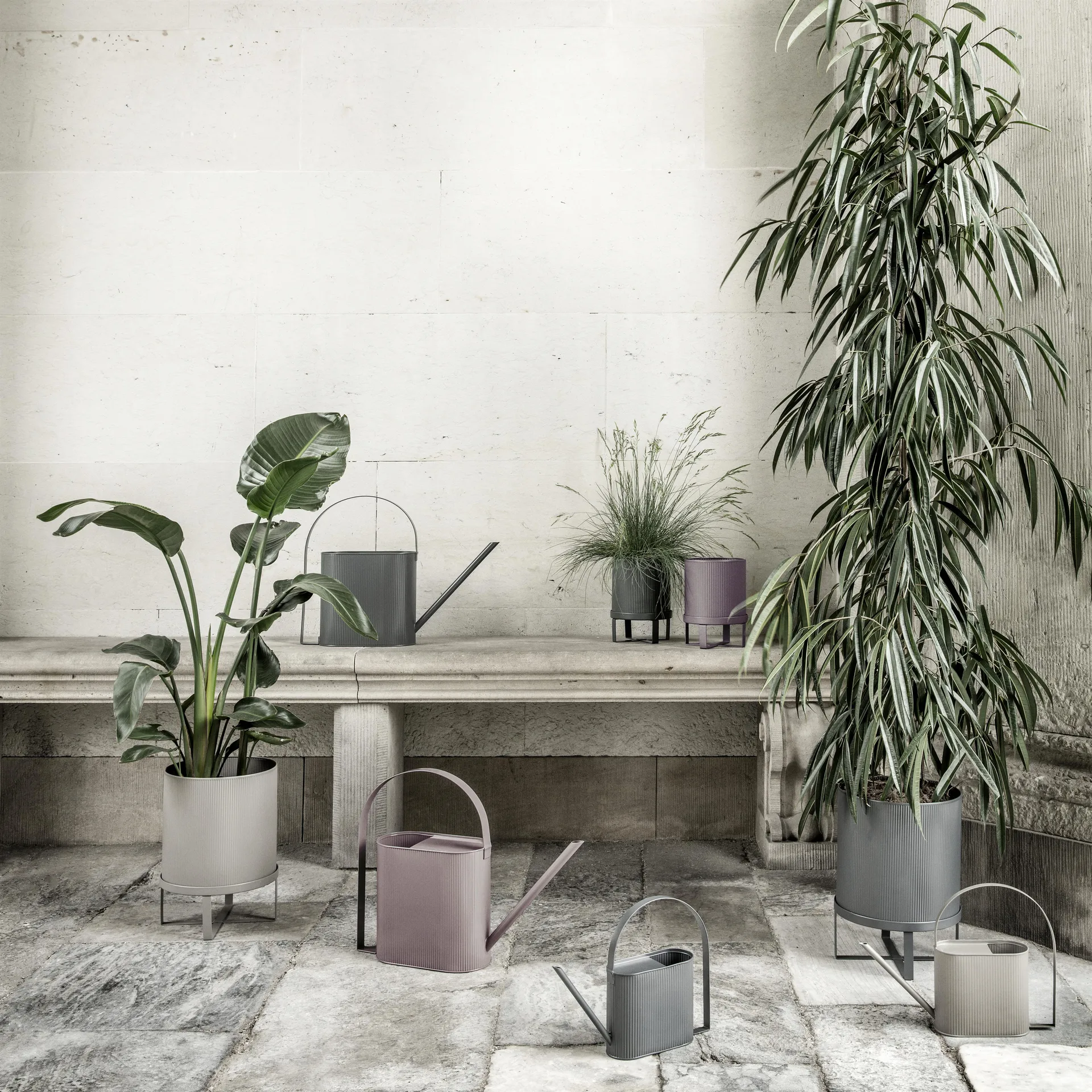 Bau kruka small Ø18 cm, grå Ferm Living