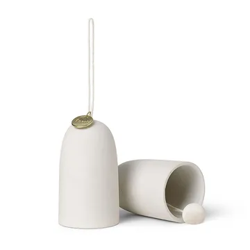 Bell klocka julhänge Ø4 cm 2-pack - Off-white - Ferm Living