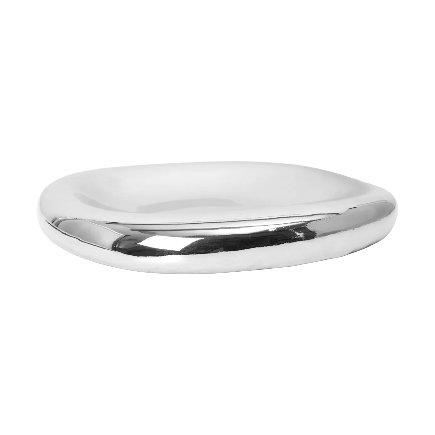 Bellure centrepiece dekorationsskål Ø35 cm, Silver Ferm Living