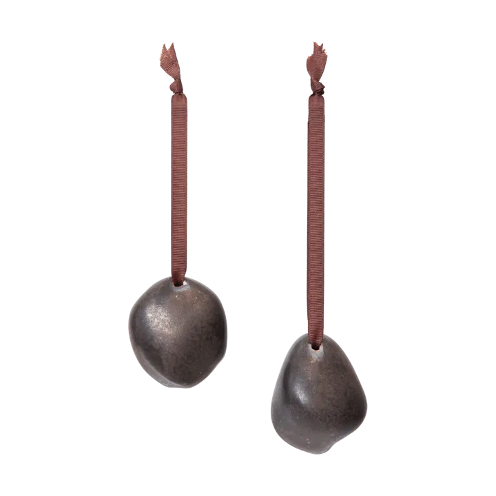 Bellure julhänge 7 cm 2 delar - Rustic Bronze - Ferm Living